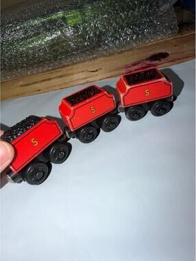 Thomas & Friends Wooden Train James' Tender Lot of 3